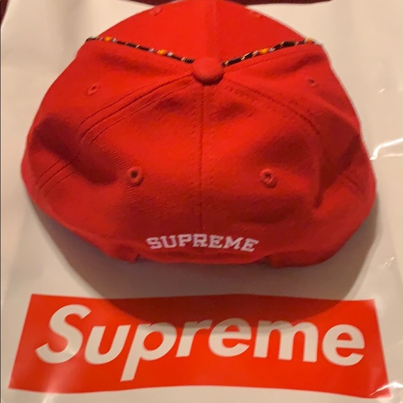 Supreme BEADED 6- PANEL CAP Brand new (DS) - Picture 3 of 4